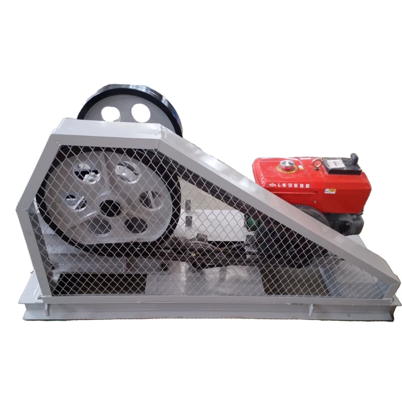 Simple mobile crushing machine