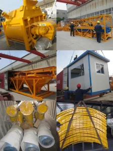 Concrete batching plant with SICOMA mixer shipping to Indonesia