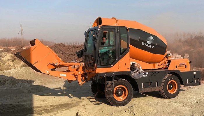 concrete pump truck