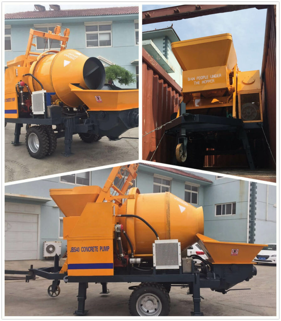 Paghahatid ng concrete mixer pump sa Pakistan