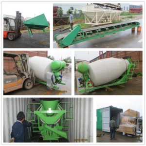 Diesel Engine Concrete Mixer Drum Delivery To Tanzania