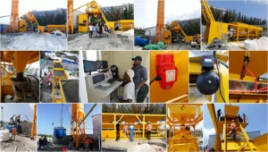 Foundation Free Concrete Batching Plant Delivery To Maldives