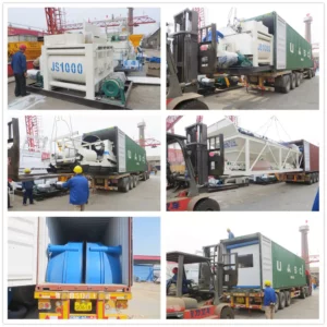 HZS50 Concrete Batching Plant Delivery To Kenya