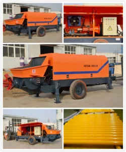 Hbt80 Electric Type Concrete Pump Delivery To Pakistan