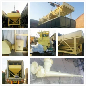 Hzs35-35M3H Stationary Concrete Batching Plant Delivery To Kenya