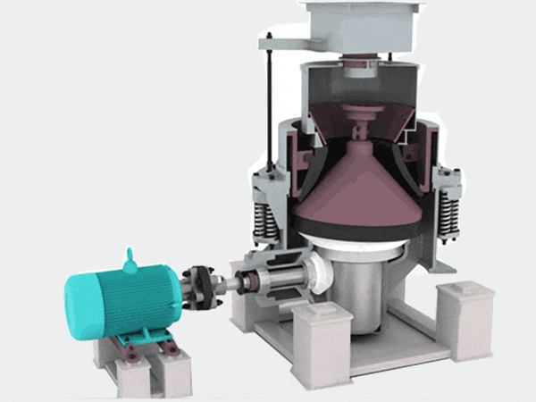 Working principle of cone crusher
