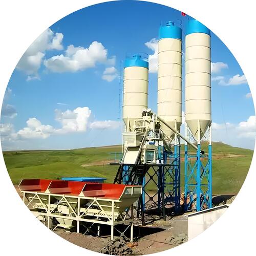 wet concrete batching plant