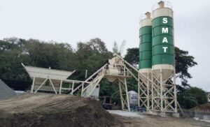 What projects are suitable for YHZS35 batching plant