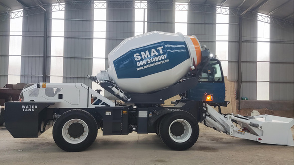 3.5m³ Self Loading Concrete Mixer Delivery To Philippines