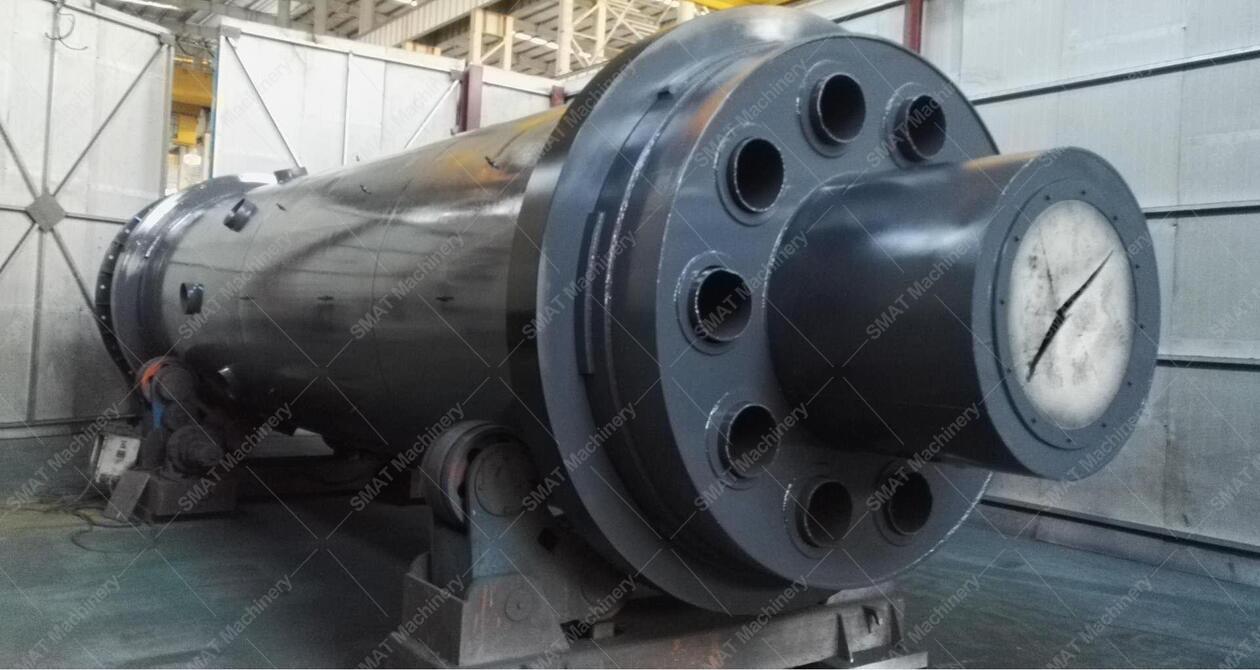 How does a rotary dryer work
