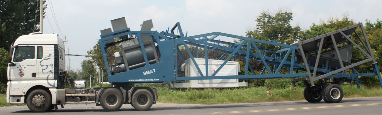 SMAT Mobile Concrete Batching Plant Supplier