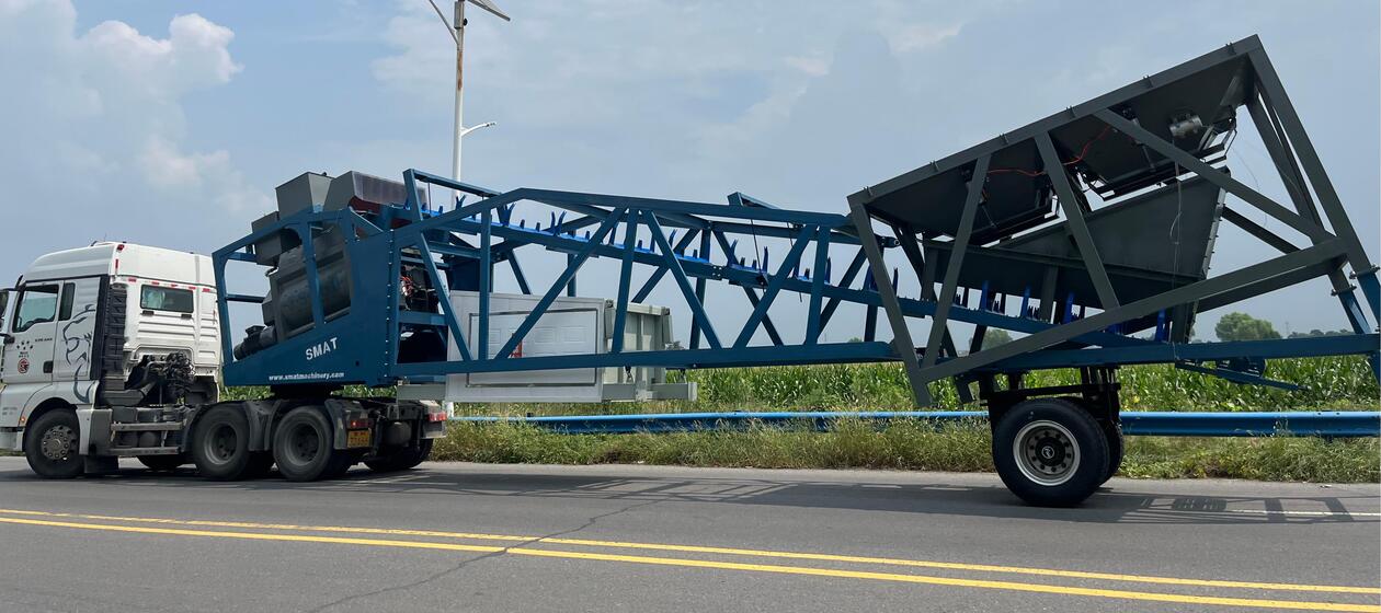 YHZS35 Batching Plant Shipped To Puerto Rico